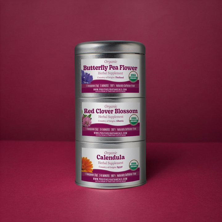 Organic Positively Botanical Tin Trio - Hey Gorgeous
