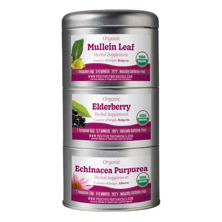 Organic Positively Botanical Tin Trio - Cold Comfort