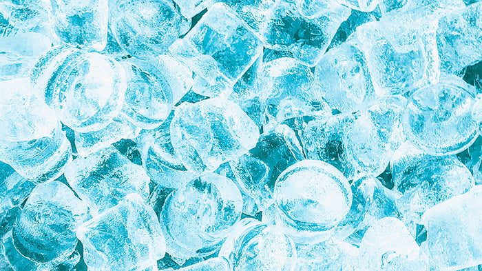 Round ice.