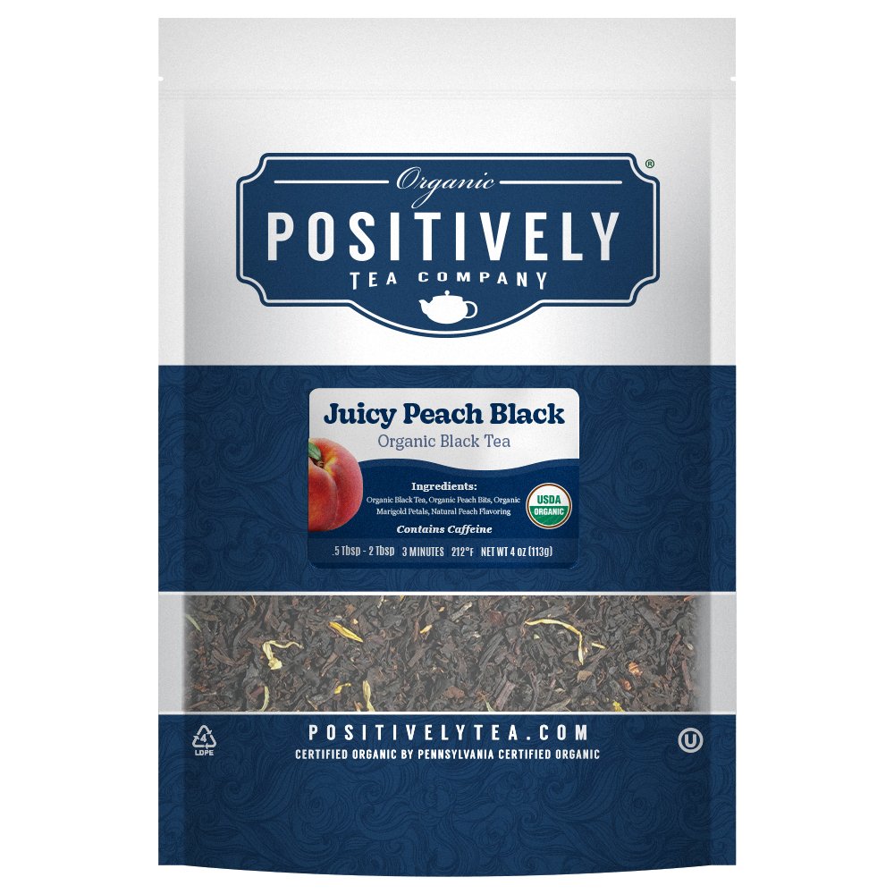 Organic Juicy Peach Black - Loose Leaf Tea
