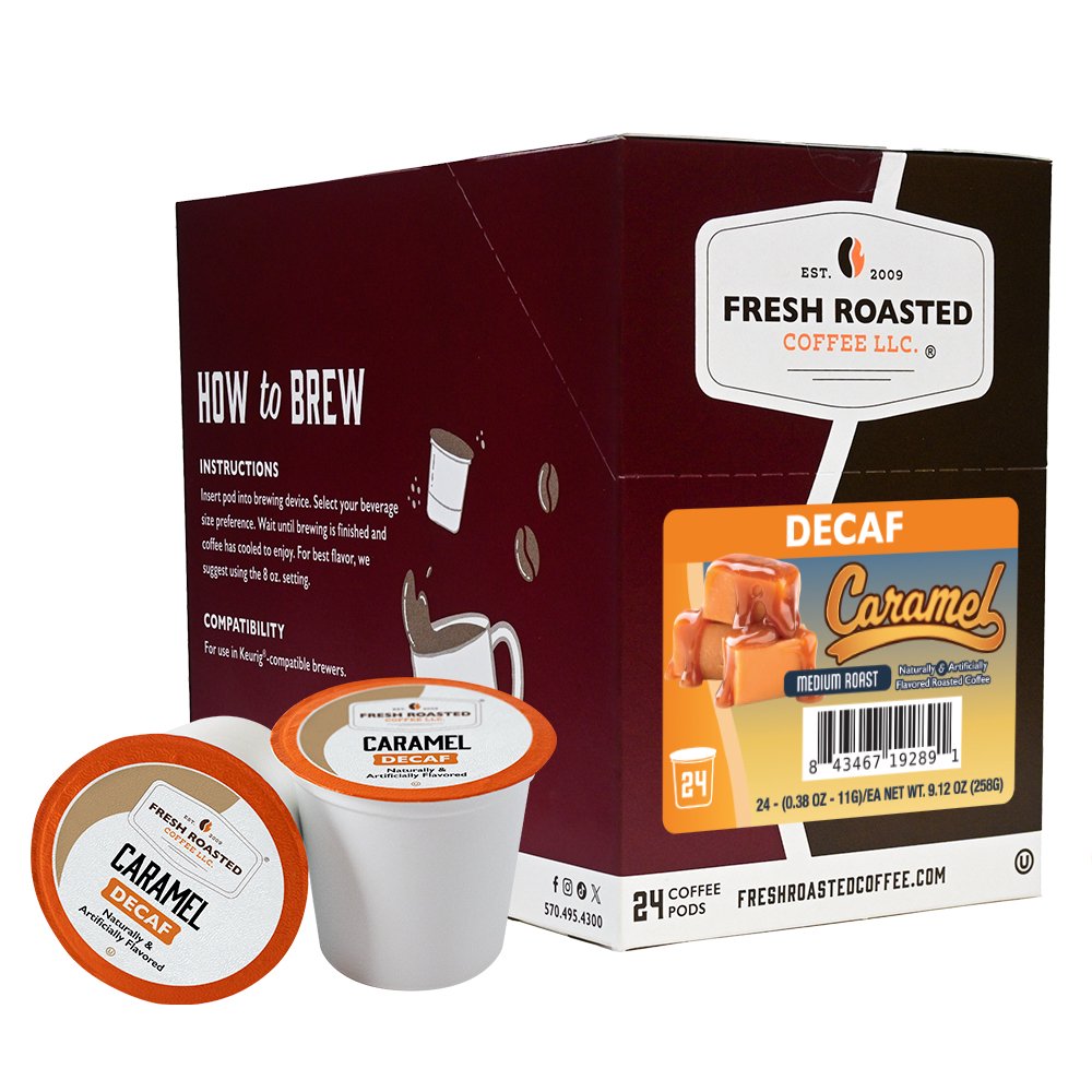 Decaf Caramel - Flavored Classic Pods