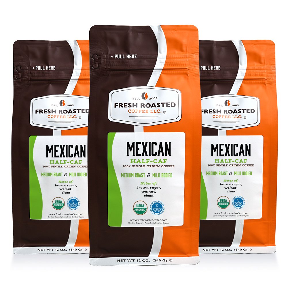 Organic Mexican Water-Processed Half Caf - Roasted Coffee