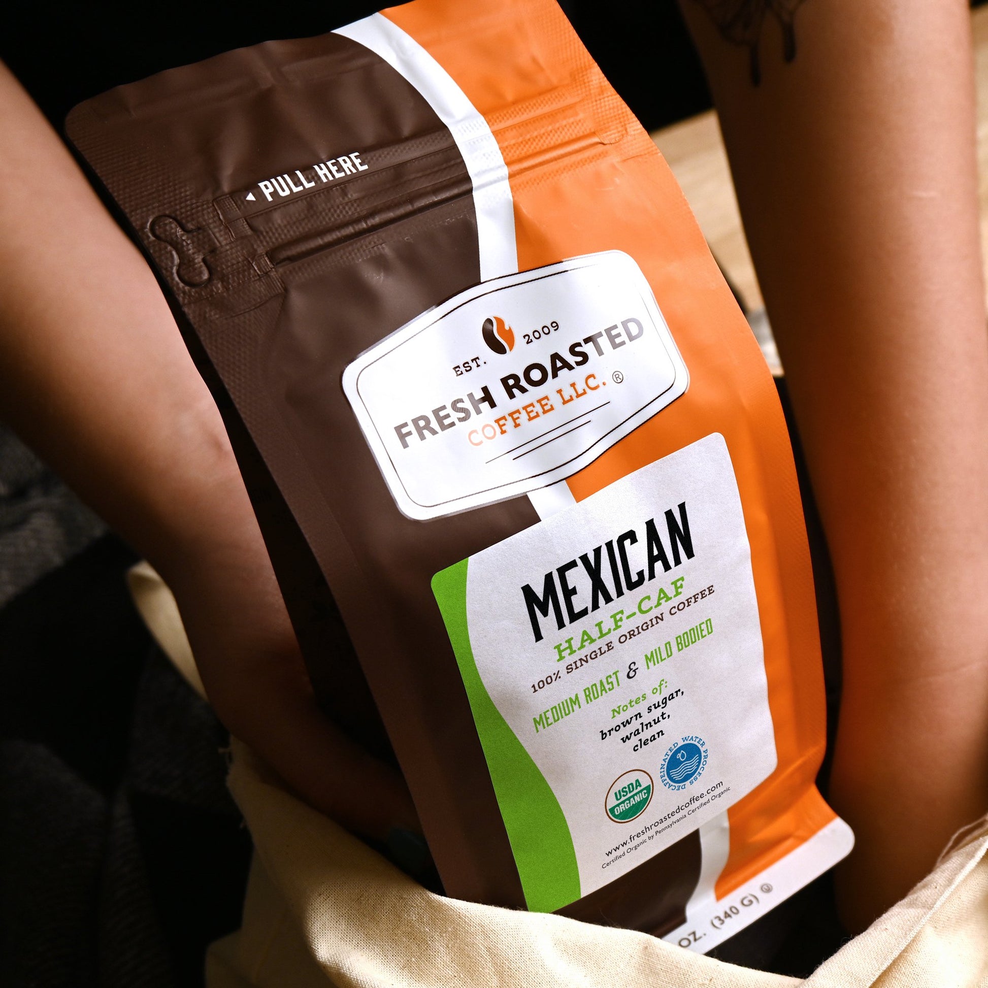 Organic Mexican Water-Processed Half Caf - Roasted Coffee