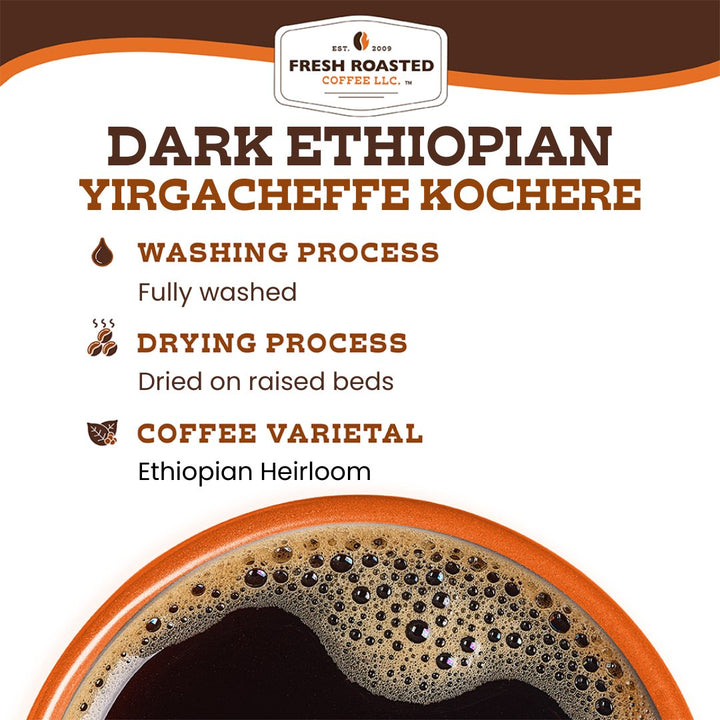 Dark Ethiopian Yirgacheffe Kochere - Classic Coffee Pods