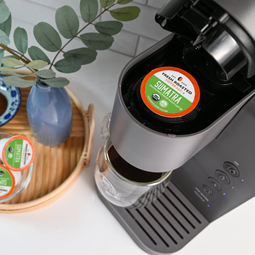 Organic Sumatra Water-Processed Half Caf - Classic Coffee Pods
