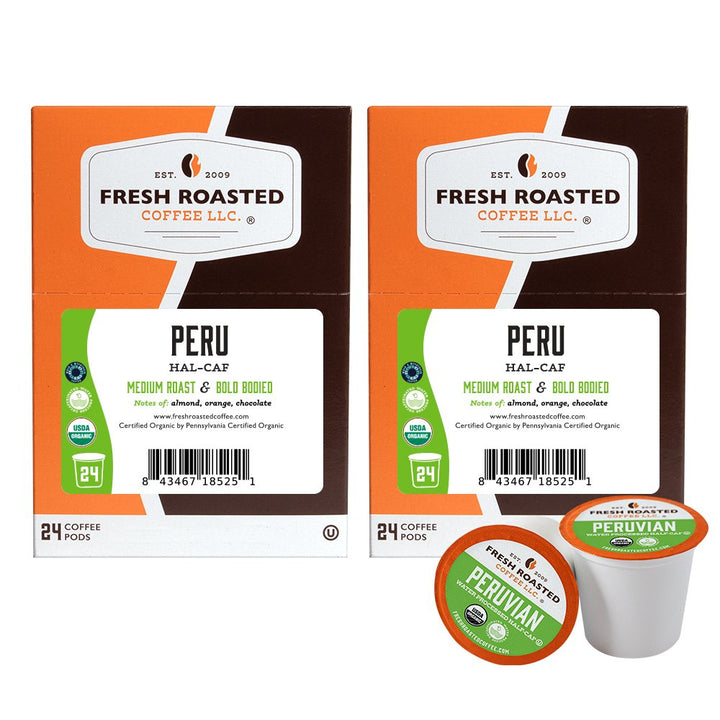 Organic Peru Water-Processed Half Caf - Classic Coffee Pods