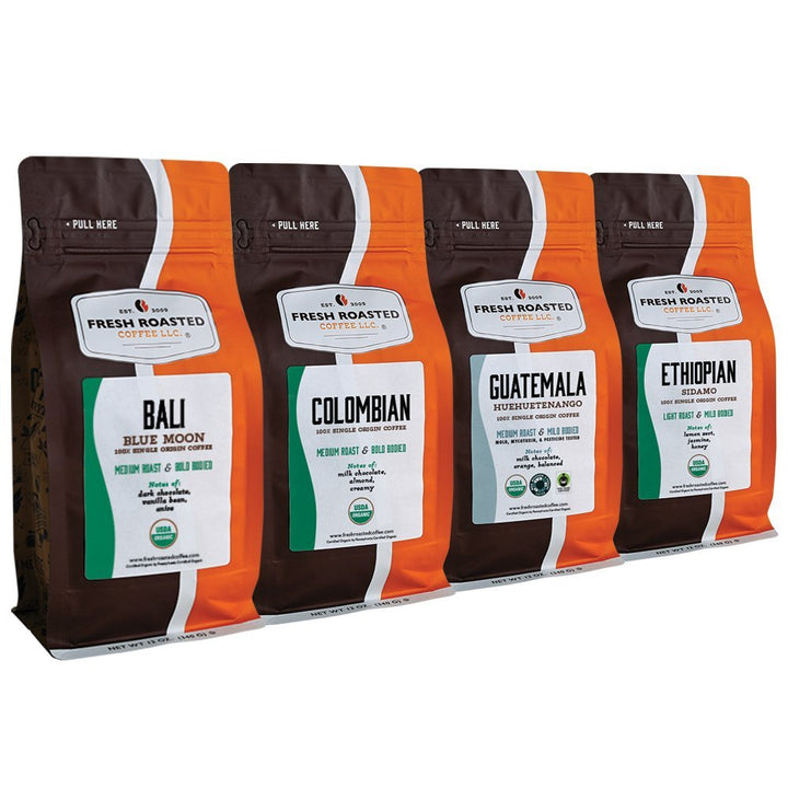 Coffee World Tour - Organic Roasted Coffee Bundle