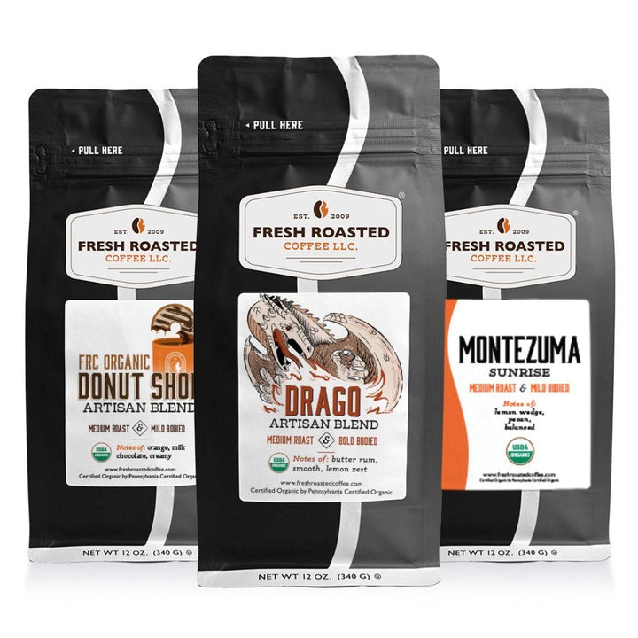 Office Staples - Organic Roasted Coffee Bundle