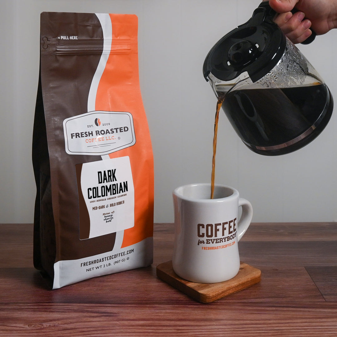 100% Dark Colombian - Roasted Coffee