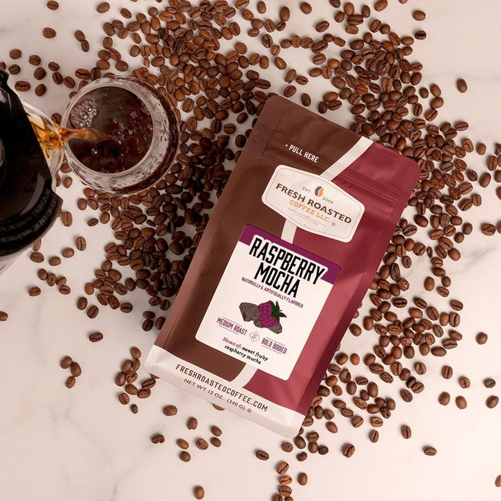 Raspberry Mocha - Flavored Roasted Coffee