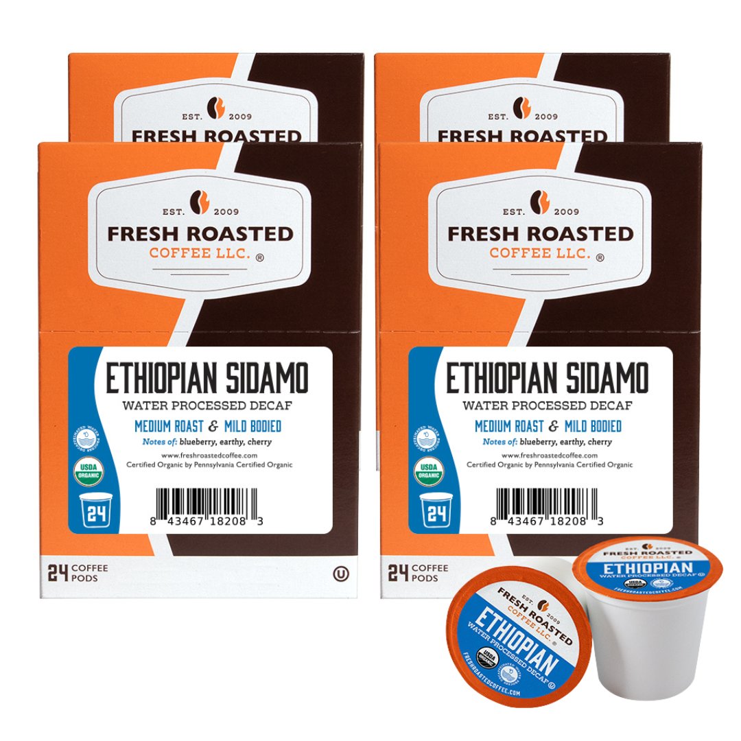 Organic Ethiopian Sidamo Swiss Water Decaf - Classic Coffee Pods