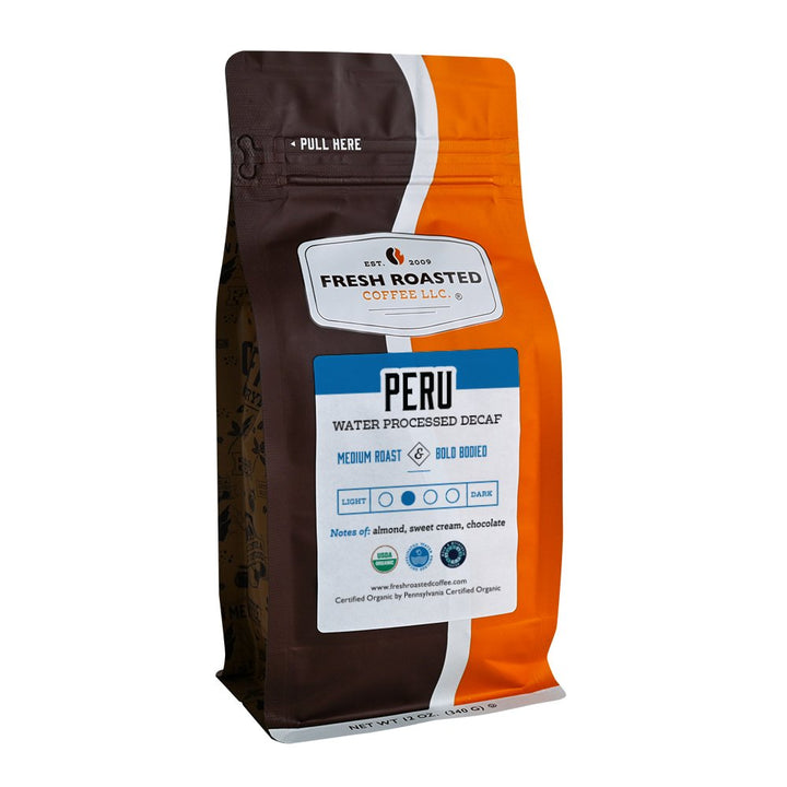Organic Peru Water-Processed Decaf - Roasted Coffee