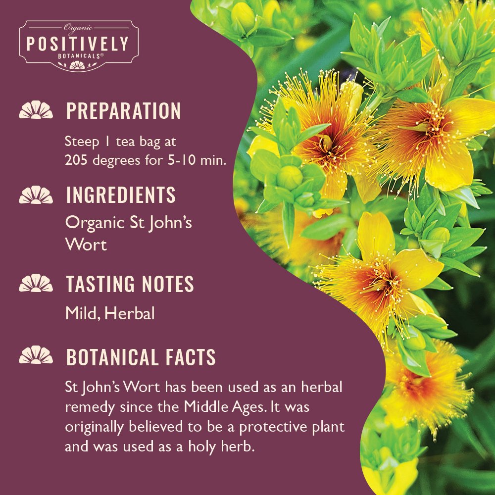 St John's Wort - Botanical Tea Bags