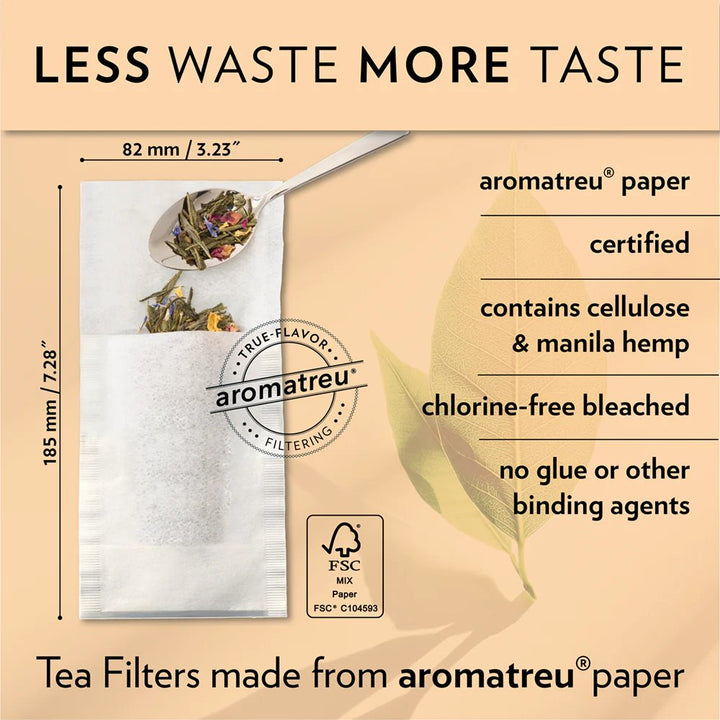 Finum® Tea Filter Bags - 100 CT Large