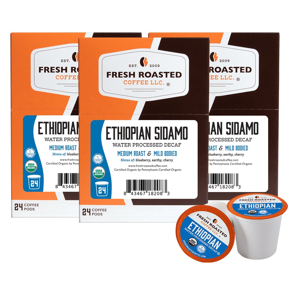 Organic Ethiopian Sidamo Swiss Water Decaf - Classic Coffee Pods