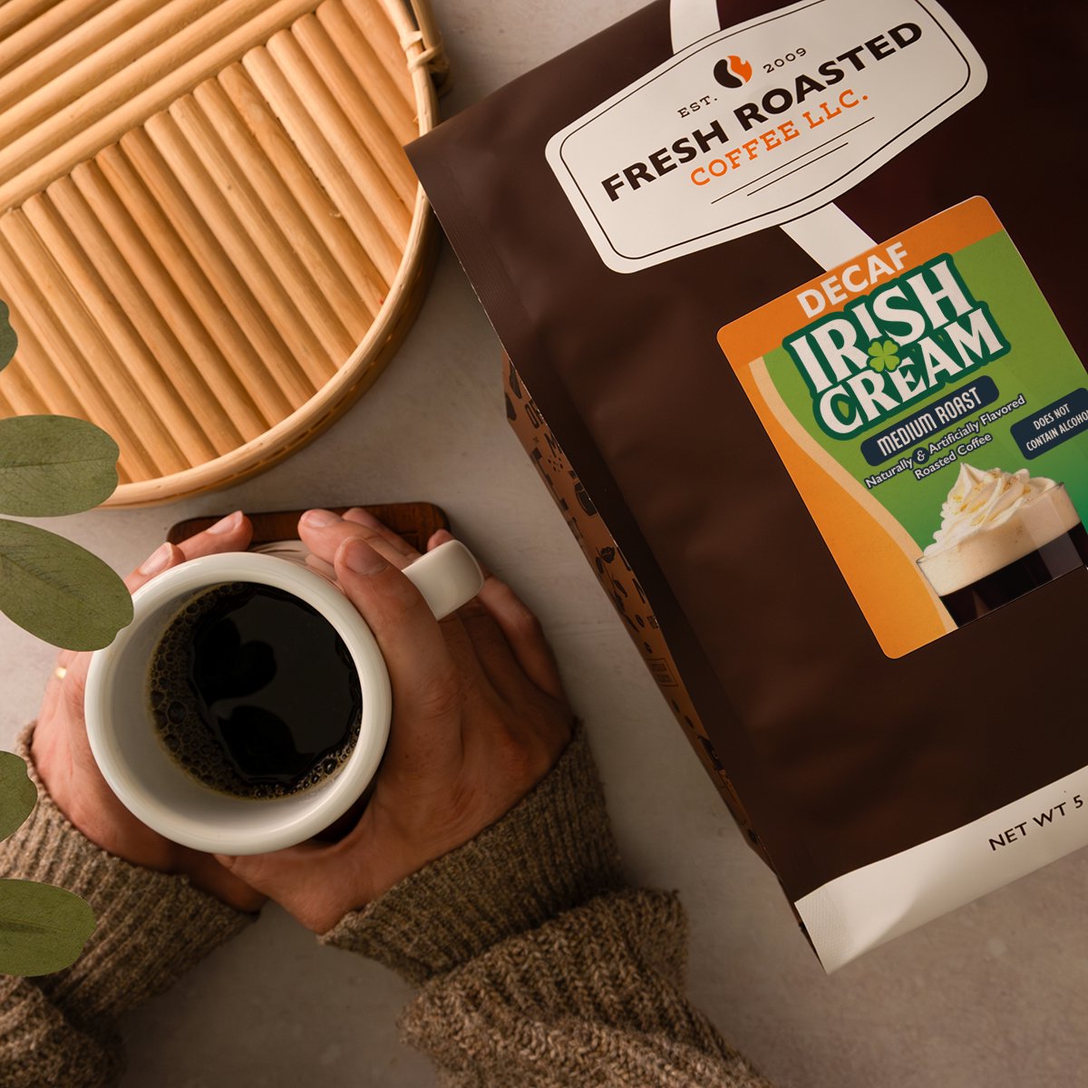 Decaf Irish Cream - Flavored Roasted Coffee