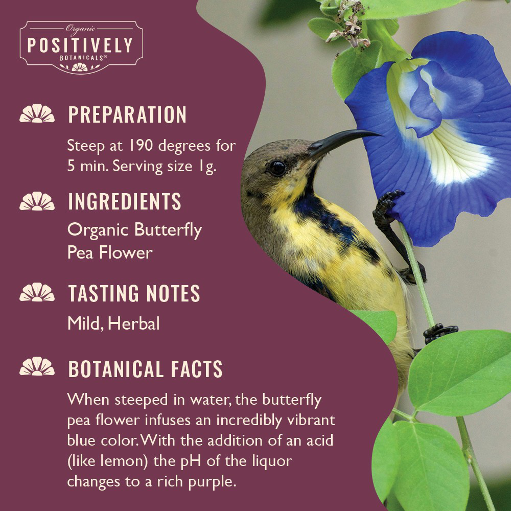 Organic Butterfly Pea Flower - Botanical Powder