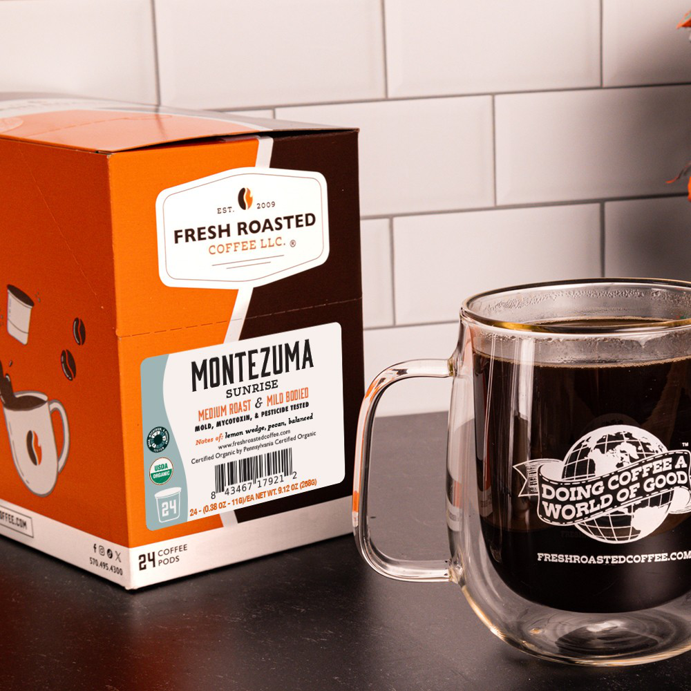 Organic Montezuma Sunrise - Classic Coffee Pods