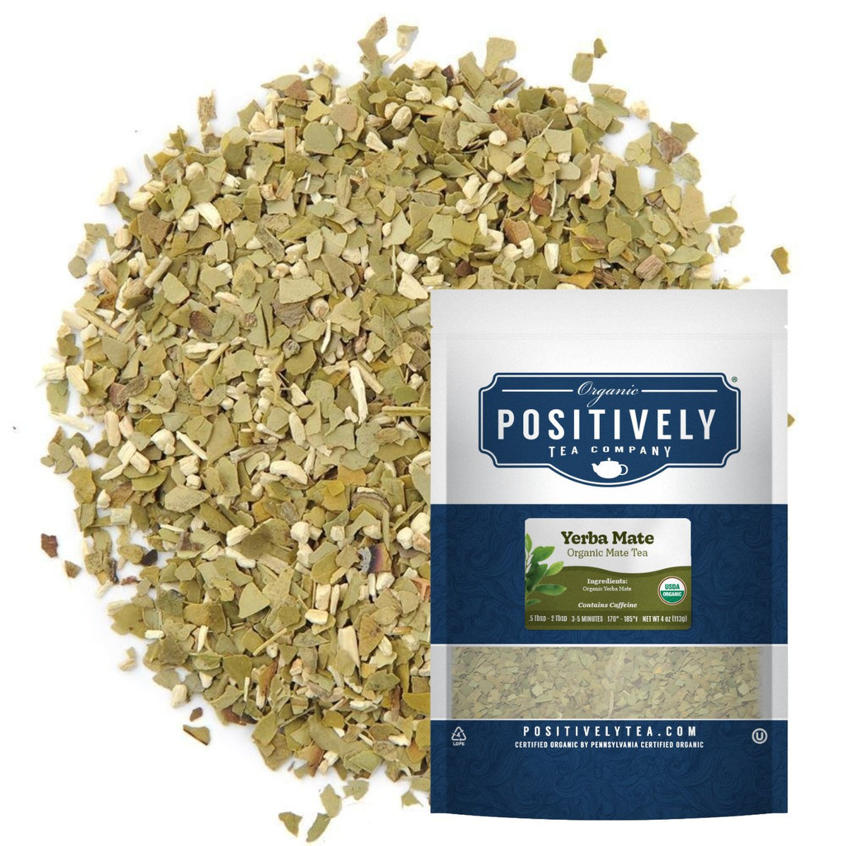 Organic Yerba Mate (Unsmoked) - Loose Leaf Tea