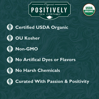 Organic Positively Tea Sampler - Herbal Tea Mini-Flight