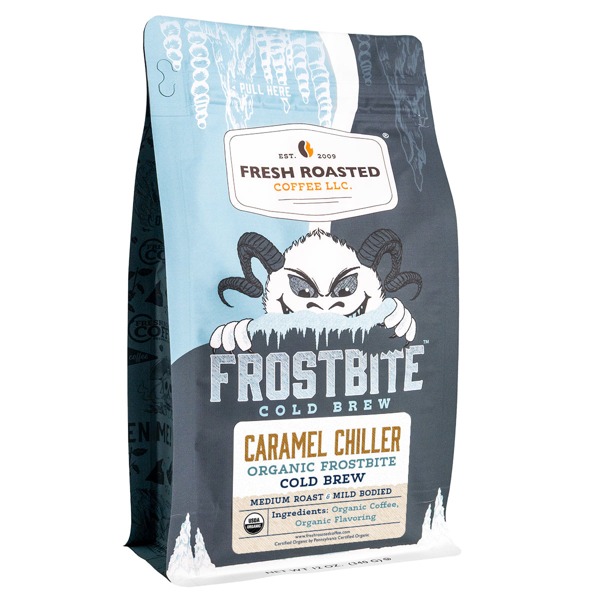 Organic Frostbite Flavored Cold Brew - Caramel Chiller